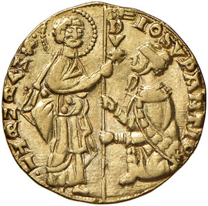 obverse: Venezia. Giovanni Soranzo (1312-1328). Ducato AV gr. 3,55. Paolucci 1. Molto raro. Buon BB/BB  