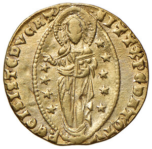 reverse: Venezia. Giovanni Soranzo (1312-1328). Ducato AV gr. 3,55. Paolucci 1. Molto raro. Buon BB/BB  