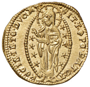 reverse: Venezia. Andrea Contarini (1368-1382). Ducato AV gr. 3,55. Paolucci 1. Conservazione eccezionale, FDC 