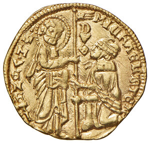 obverse: Venezia. Michele Steno (1400-1413). Ducato AV gr. 3,51. Paolucci 1. Ex asta Artemide LIII/2020, 699. q.SPL 