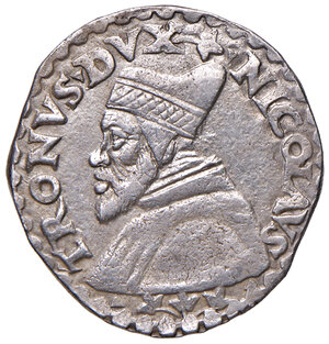 obverse: Venezia. Nicolò Tron (1471-1473). Trono o lira da 20 soldi AG gr. 6,48. Paolucci 2. q.SPL  