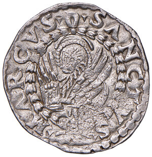 reverse: Venezia. Nicolò Tron (1471-1473). Trono o lira da 20 soldi AG gr. 6,48. Paolucci 2. q.SPL  