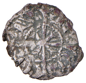 obverse: Merano. Enrico conte e re di Boemia (1295-1335). Denaro o berner MI gr. 0,20. CNTM M314a. Rarissimo. BB 