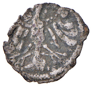 reverse: Merano. Enrico conte e re di Boemia (1295-1335). Denaro o berner MI gr. 0,20. CNTM M314a. Rarissimo. BB 