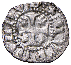 obverse: Merano. Leopoldo III (1373-1386). Quattrino (Contrassegno: scudetto) MI gr. 0,56. CNTM M423. Raro e in eccezionale stato di conservazione per il tipo di moneta, SPL 