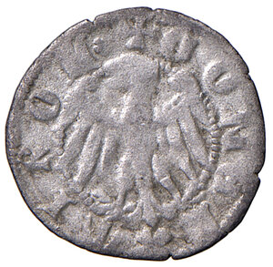 reverse: Merano. Leopoldo IV (1396-1406). Quattrino MI gr. 0,61. CNTM M522. BB