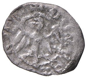 reverse: Merano. Federico IV (1406-1439). Quattrino MI gr. 0,46. CNTM M579. Molto raro. BB 