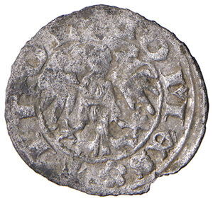 reverse: Merano. Sigismondo IV (1446-1490). Quattrino MI gr. 0,38. CNTM M580. BB 