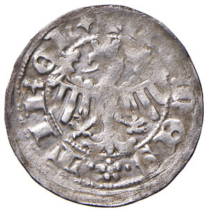 reverse: Merano. Sigismondo IV (1446-1490). Grosso tirolino 1460-1477 (Contrassegno: rosa a cinque petali senza punto al centro) AG gr. 0,93. CNTM M604. Migliore di BB 