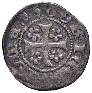 reverse: Gorizia. Leonardo conte (1462-1500). Quattrino dal 1480 MI gr. 0,39. Rizzolli L151. MIR 135 var. Buon BB 
