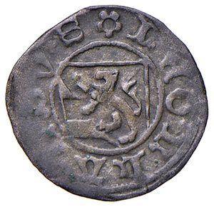 obverse: Gorizia. Leonardo conte (1462-1500). Quattrino dal 1480 MI gr. 0,53. Rizzolli L151. MIR 135 var. Buon BB 