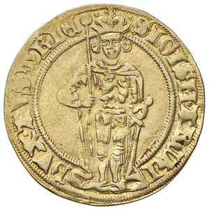 obverse: Austria. Contea del Tirolo. Sigismondo conte e arciduca d’Austria (1446-1490). Gulden dopo il 1477 (Hall) AV gr. 3,30. Friedberg 6. Raro. q.SPL