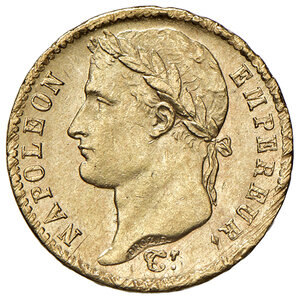 obverse: Francia. Napoleone I imperatore (1804-1814). Da 20 franchi 1812 A (Parigi) AV. Gadoury 1025. Friedberg 511. Più di SPL 