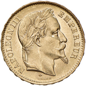 obverse: Francia. Napoleone III (1852-1870). Da 20 franchi 1868 A (Parigi). Gadoury 1062. Friedberg 584. q.FDC 