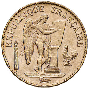 obverse: Francia. Terza Repubblica (1871-1940). Da 20 franchi 1893 A (Parigi). Gadoury 1063. Friedberg 592. Migliore di SPL 