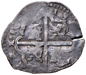 reverse: Spagna. Filippo III (1598-1621). Da 4 reales (Siviglia) AG gr. 13,58. Sigla D. Calicò 275. Rara. BB 