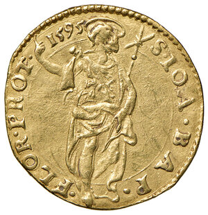 reverse: Firenze. Ferdinando I de’ Medici (1587-1609). II periodo: granduca, 1588-1609. Ducato gigliato 1595 AV gr. 3,27. Galeotti XVII, 1/2. MIR 212. Raro. Buon BB 
