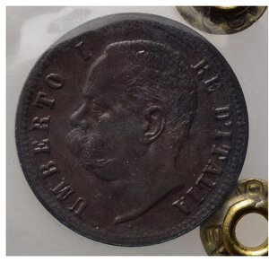 obverse: Italia. Regno d  Italia. Umberto I (1878-1900). 2 Cent 1900. Manca punto dopo S RRR. FDC