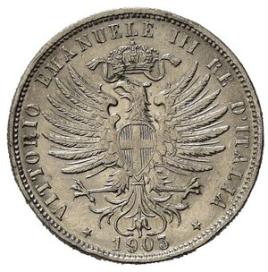obverse: Italia. Regno D Italia. Vittorio Emanuele III (1900 - 1946). NI 25 Cent.1903. Lievissimi colpetti sul ciglio, SPL