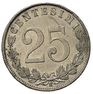 reverse: Italia. Regno D Italia. Vittorio Emanuele III (1900 - 1946). NI 25 Cent.1903. Lievissimi colpetti sul ciglio, SPL