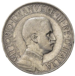 obverse: Italia. Regno d Italia . Vittorio Emanuele III (1900 – 1946). AR 2 Lire 1912. BB