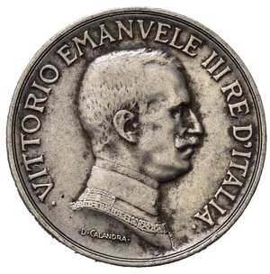obverse: Italia. Regno d Italia . Vittorio Emanuele III (1900 – 1946). AR 1 Lira 1917. BB+
