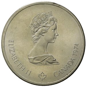 obverse: Canada 1974.  AR 10 Dollars 1976 Olympics, Montreal (44,7mm, 49gr) SPL