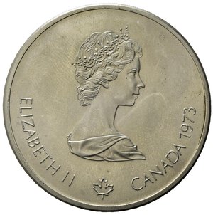 obverse: Canada 1973.  AR 10 Dollars 1976 Olympics, Montreal (44,7mm, 49,09gr) SPL