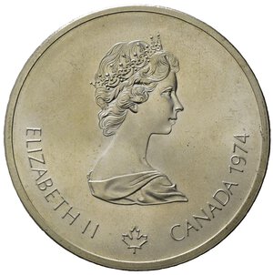 obverse: Canada 1974.  AR 10 Dollars 1976 Olympics, Montreal (44,7m,49,15g) SPL