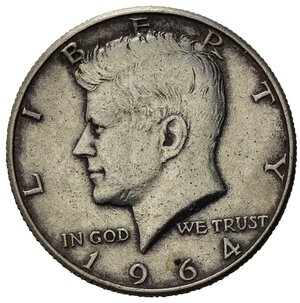 obverse: Stati Uniti. Kennedy, AR Mezzo Dollaro 1964 (30,4mm, 12,67gr) qSPL