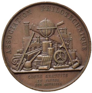 obverse: Belgio. Medaglia in AE  Scienze e Arte Applicata al Commercio e l  Industria 1862. BB+