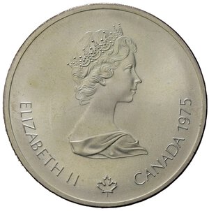 obverse: Canada 1975.  AR 10 Dollars 1976 Olympics, Montreal (44,7mm, 48,17gr) SPL