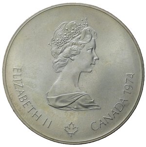 obverse: Canada 1974.  AR 5 Dollars 1976 Olympics, Montreal (37,7mm, 24,38gr) SPL