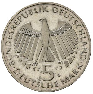 reverse: Germania. AR 5 Marks 1973 (28,8mm, 11,27gr) SPL+