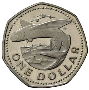 obverse: Barbados. AR 1 dollar. 1974. SPL+