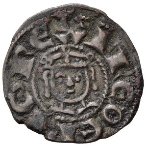 reverse: MESSINA. Enrico VI e Federico (1194-1197). Denaro. Mi (0,71 g). Spahr 32; MIR 58. raro. SPL