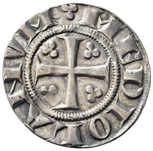 obverse: MILANO. Prima Repubblica (1250-1310). Ambrosino ridotto Ag (1,79 g). mIR 68/1. qBB