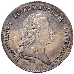 obverse: AUSTRIA. Francesco II (1792-1806). Medaglia dell incoronazione 1792. Ag (1,97 g - 21,2 mm). Österreich, Franz II., Krönungsjeton 1792. FDC 