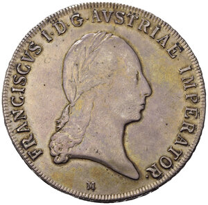 obverse: MILANO. Francesco I d Asburgo - Lorena (1815-1835). Tallero di convenzione 1820. Ag (27,88 g). MIR 513/2; Crippa 22/B. BB+/qSPL