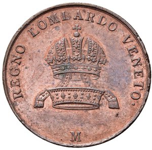 obverse: MILANO. Regno Lombardo Veneto. Francesco Giuseppe I d Asburgo (1848-1866). 5 Centesimi 1849. Cu. Gig. 28; MIR 532/1. qFDC