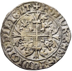 reverse: NAPOLI. Roberto d Angiò (1309-1343). Gigliato Ag (3,77 g). SPL