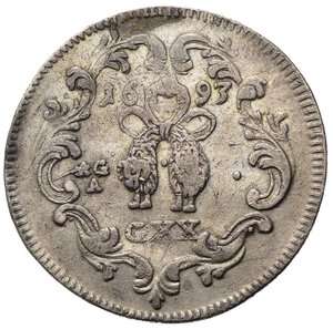 reverse: NAPOLI. Carlo II di Spagna (1674-1700). Tarì da 20 grana 1693. Ag. Magliocca 24. BB+