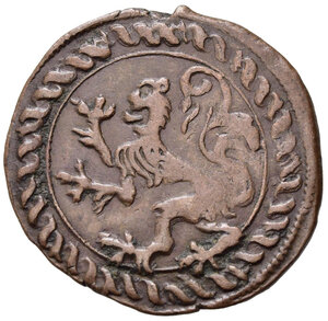 reverse: BELGIO. Spanish Netherlands - Brabant. Carlo V (1506-1555). Courte 1543. Cu (1,95 g). SPL