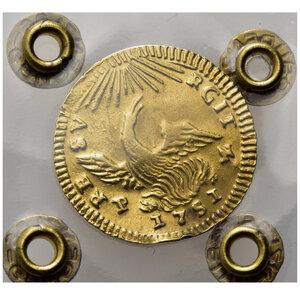 reverse: PALERMO. Carlo di Borbone (1734-1759). Regno di Sicilia. Oncia d oro 1751 sigle PN. Au. MIR 567/3. Periziata Gaudenzi Spl+/qFDC 
