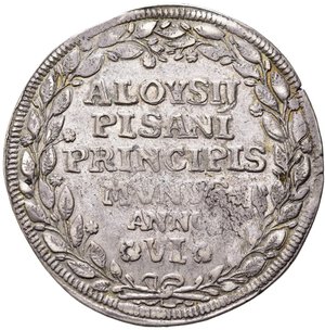 obverse: VENEZIA. Alvise Pisani (1735-1741). Osella 1740 anno VI Ag (9,76 g). Montenegro 2613. qSPL
