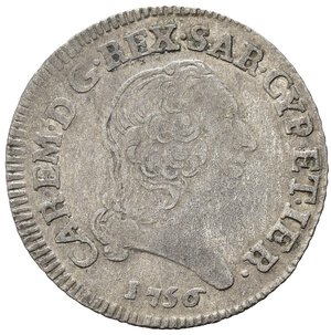 obverse: SAVOIA. Carlo Emanuele III (1730-1773). Torino. 7,6 soldi 1756. Mi. MIR 950/b. SPL