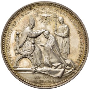 reverse: Medaglie Papali. Leone XIII (1878-1903). Medaglia anno XVI 