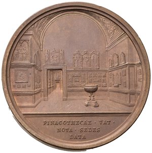 reverse: Medaglie Papali. Pio X (1903-1914). Medaglia anno VII - Nuova Pinacoteca Vaticana. AE (37,46 g). Bartolotti E 910. qFDC