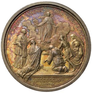 reverse: Medaglie Papali. Benedetto XV (1914-1922). Medaglia anno II 