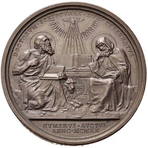 reverse: Medaglie Papali. Benedetto XV (1914-1922). Medaglia anno VII - Encicliche del 1920. AE (31,73 g). Bartolotti E 921. Rara. qFDC